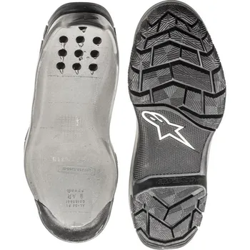 Moto obuv Podrážky pro boty corozal/belize/campeche, alpinestars (černé, vel. 44,5)