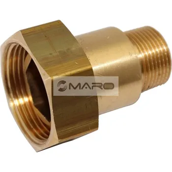 Instalatérský materiál Šroubení plynoměrné prodloužené, mosazné 3/4" x 5/4", 319419831