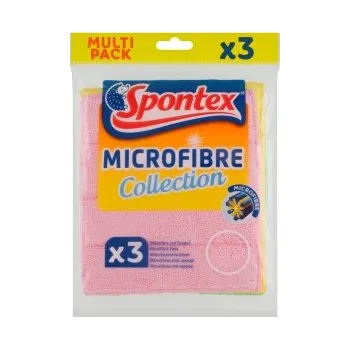 Utěrka Spontex hadříky z mikrovlákna (3ks/fol)