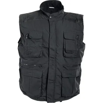 Pánská vesta CERVA VESTA DAVIDA ZIMNÍ ČERNÁ M