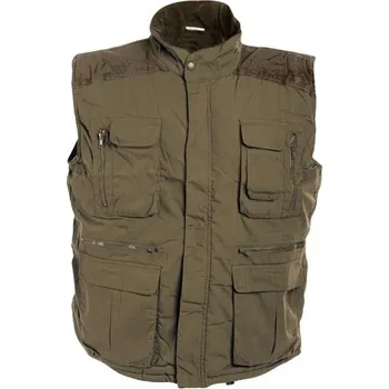 Pánská vesta CERVA VESTA DAVIDA ZIMNÍ ZELENÁ M