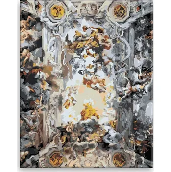 Malování podle čísel - V očích boha - 40x50 cm, bez dřevěného rámu - CZ výroba