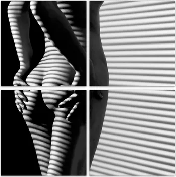 Obraz Malvis ® Obraz Nahá žena Velikost (šířka x výška): čtyřdílný čtverec - 50x50 cm