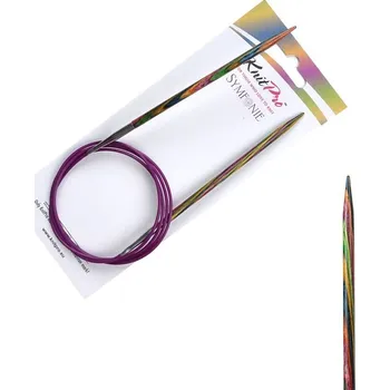 Jehlice KnitPro Symfonie kruhové fixní jehlice 4,5mm 120cm (KnitPro Symfonie kruhové jehlice 4,5mm 120cm)