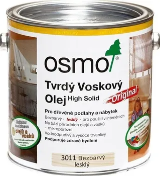 Olej na dřevo OSMO Color Original 3011 tvrdý voskový olej 25 l