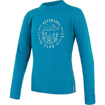 Dětské termoprádlo SENSOR MERINO DF CLUB dětské triko dl.rukáv modrá Velikost: 120