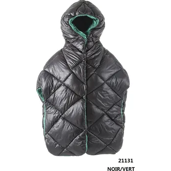 Dámské pončo Escandelle Paris 21131 vesta barva: zelená, velikost: L/XL