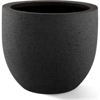 Květináč D-lite classic hrubý tmavě šedý 36x31cm - Do interiéru a exteriéru