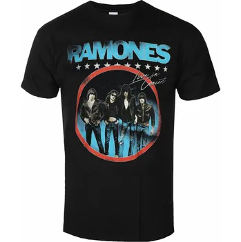 Tričko metal pánské Ramones - Circle Photo - ROCK OFF - RATS47MB