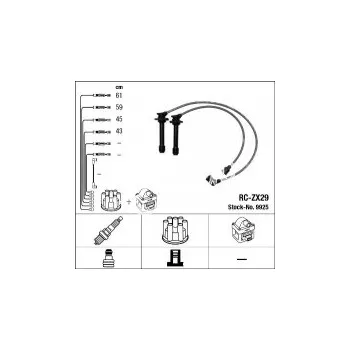 Zapalovací kabel Sada kabelů pro zapalování NGK RC-ZX29 - MAZDA