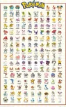 GB eye​ Pokémon Kanto 151 61 x 91.5 cm