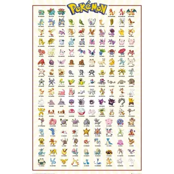 GB eye​ Pokémon Kanto 151 61 x 91.5 cm