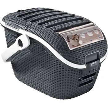 přepravka pro zvíře Curver přepravka Rattan 51x38x33cm antracit