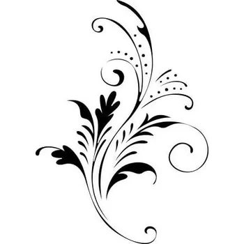 Odstranitelné tetování Jemný květinový motiv - nalepovací tetování