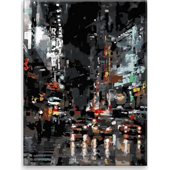 Malování podle čísel - New York City - 30x40 cm, bez dřevěného rámu - CZ výroba