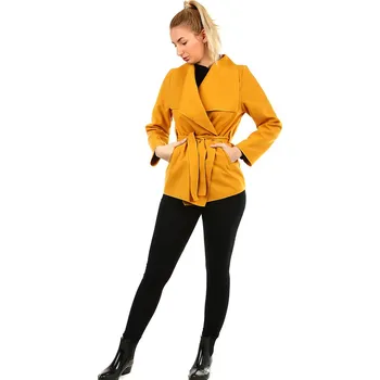 Dámský kabát Glara Dámský kabát s páskem 703626