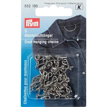 PRYM Kabátové poutko stříbrné 552195