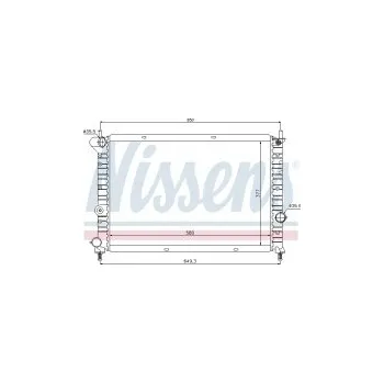 Chladič motoru Chladič motoru NISSENS 68803