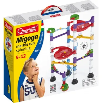 Kuličková dráha Quercetti Migoga Marble Run Spinning 92 ks