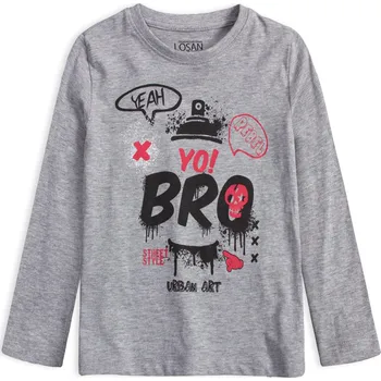 Chlapecké tričko Chlapecké tričko LOSAN URBAN ART šedé Velikost: 116