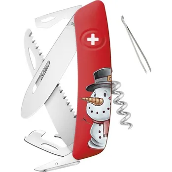 kapesní nůž Swiza švýcarský kapesní nůž J06 Junior Christmas Snowman KNI.1061X002