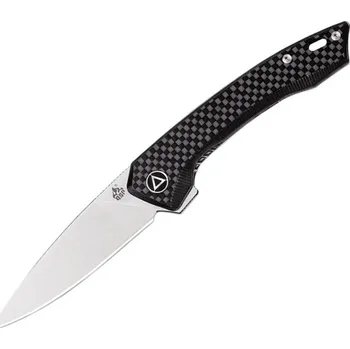 kapesní nůž Zavírací nůž QSP Leopard Black Carbon Fiber