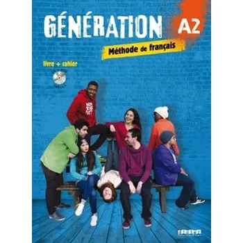 Francouzský jazyk Génération A2: Méthode de français - Marie-Noëlle Cocton (2016, brožovaná) + CD + DVD