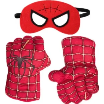 Karnevalový kostým Marvel a DC Maska na obličej a rukavice akční hrdinové z Avengers Barva: Spiderman 2