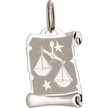 Přívěsek Přívěšek z bílého zlata znamení váhy ZZ0719BF + dárek zdarma