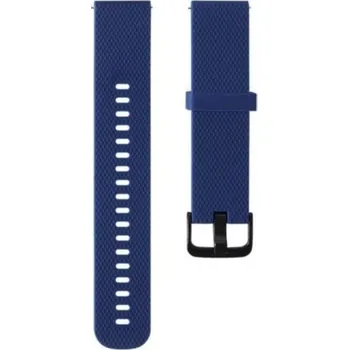 Řemínek na hodinky Silikonový řemínek vzorovaný tmavě modrý 20mm velikost L