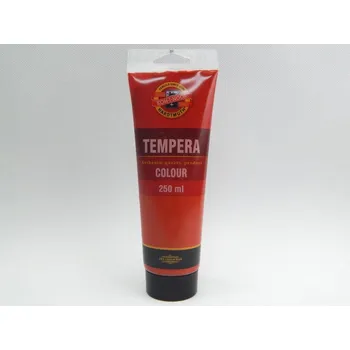 Vodová barva Temperová barva, 250 ml, Kohinoor, červeň permanent světlá