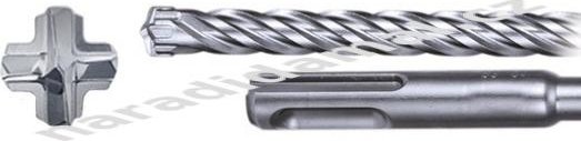 Vrták 12 x 210/160 mm 4břit Makita B-58338 s úchytem SDS-plus
