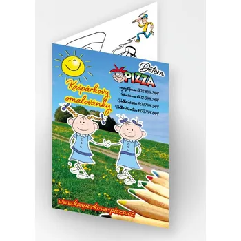 Speciální papír Skládaná karta A5 - křída lesklá