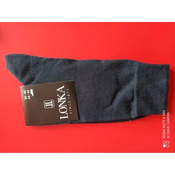 Pánské ponožky HARFON- pánské ponožky LONKA černé 43-45 (29-30)