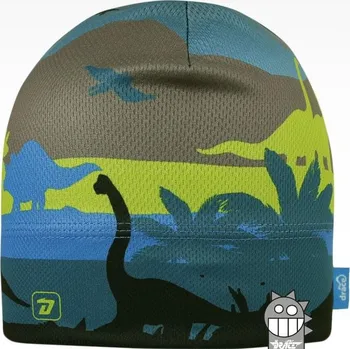 Čepice DRÁČE funkční čepice Bruno 029 s dinosaury velikost čepic: 56-58cm (pro -náctileté a dospělé, RDX vel.7)