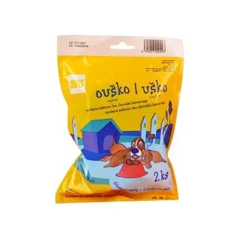 Pamlsek pro psa Pochoutka sušená MAPES vepřové ucho 2ks