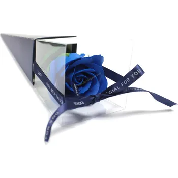 umělá květina Mýdlový Květ - Modrá Růže