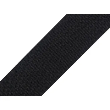 Popruh polypropylénový šíře 40 mm černý POL, barva Černá