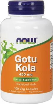 Přírodní produkt Now Foods Gotu Kola 450 mg 100 cps.