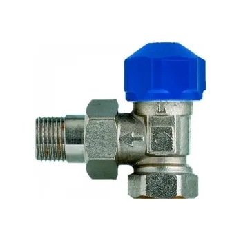 Instalatérský materiál Termostatický ventil rohový M30 x 1,5 s přednastavením, 1/2" rohový