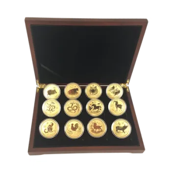 Sběratelství Lunární série II. - Sada zlatých mincí 12 x 1 oz