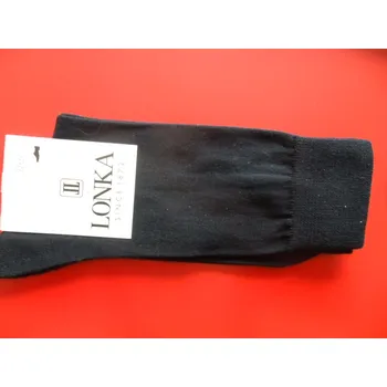 Pánské ponožky HEKET- pánské ponožky LONKA černé 43-45 (29-30)