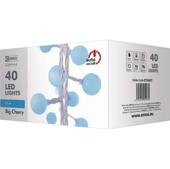 Vánoční osvětlení EMOS ZY2025T 40 LED modrá