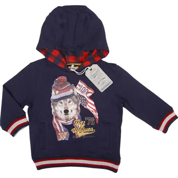 Chlapecká mikina E-bound Modrá mikina Wolf Velikost: 104