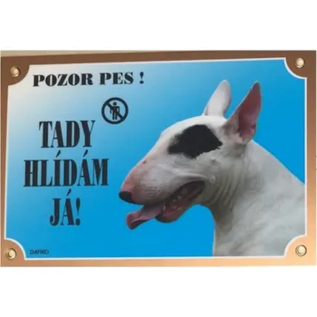 Dafiko Pozor pes! Tady hlídám já!, bulterier fena