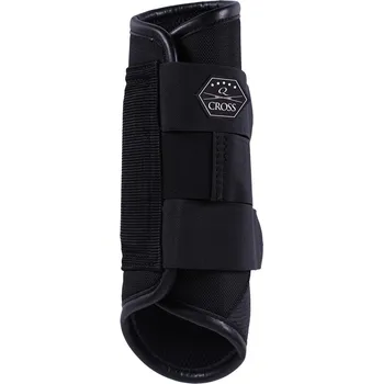 Koňské kamaše QHP Kamaše zadní Eventing Technical QHP, pár, černé M