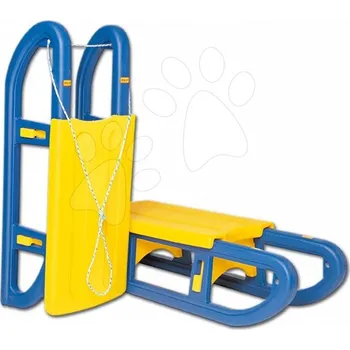 Sáně Sáňky Dohány skládací plastové žluto-modré