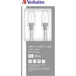Verbatim Sync & Charge Stainless Steel USB-C na USB-C 3.1 30 cm