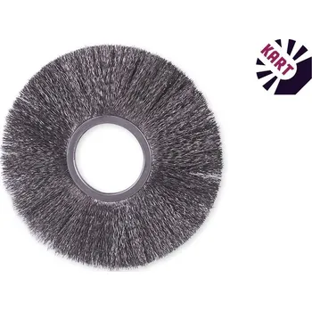 Brusný kartáč Drátěný kroužek 120 mm - ocel vlnitá, 0,45 mm