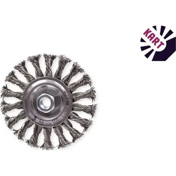 Brusný kartáč Radiální kartáč copánkový 115 mm - ocel hladká, 0,60 mm , 115xM14